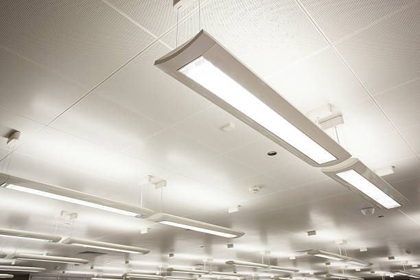 Indoor lighting stock photo