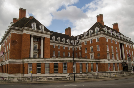 View of the landmark Royal Star and Garter Home in Richmond-Upon-Thames, West London.  Built after the First World War to care for disabled service personnel.