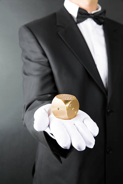 Golden Dice in Palm