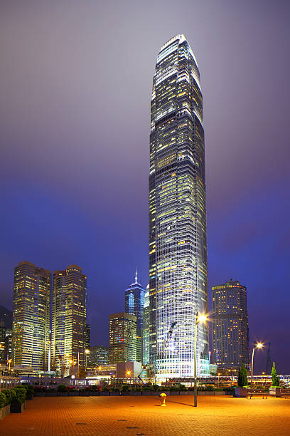 istock Hong Kong city night view 186158450