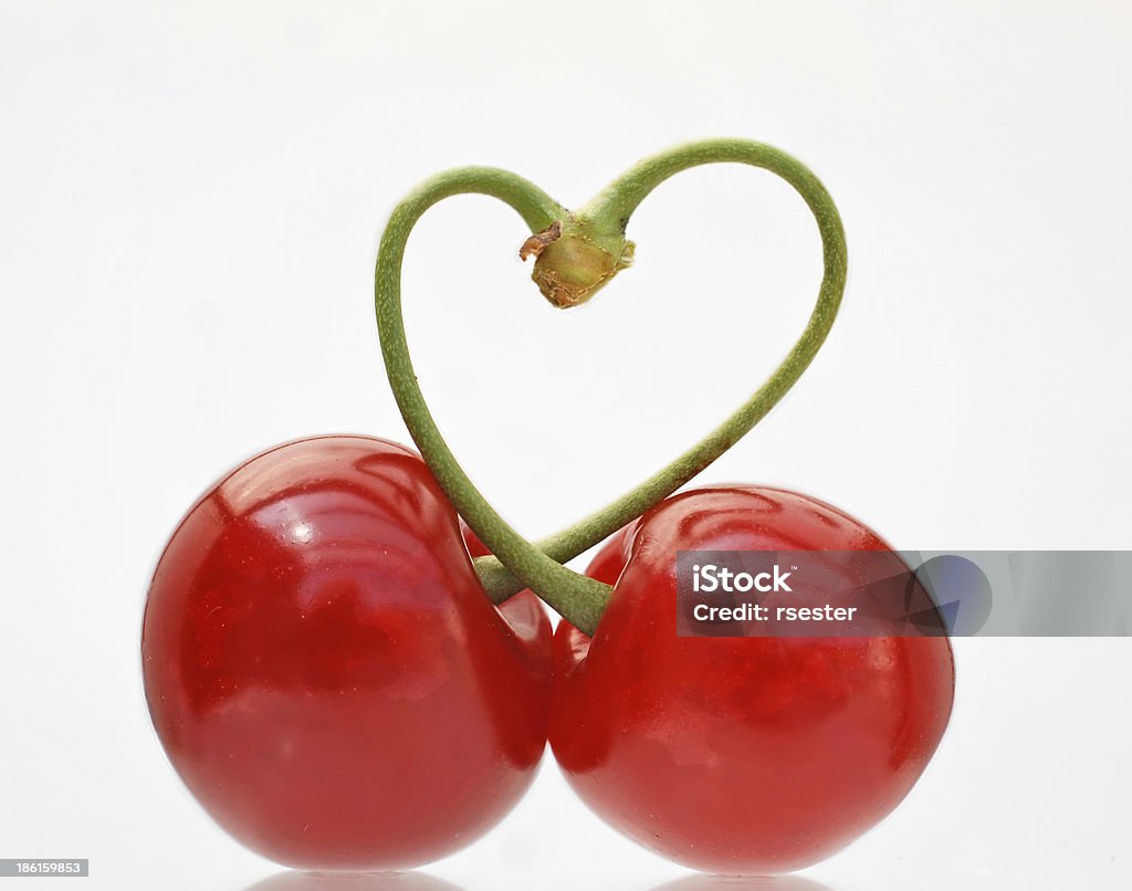 two cherries Cherry Stock Photo