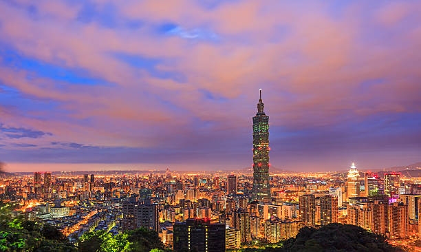 istock Taipei City Night View in Taiwan 186159859
