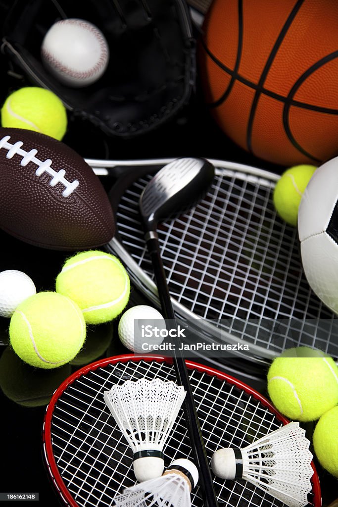 Zbliżenie sportowe szczegóły - Zbiór zdjęć royalty-free (Badminton - sport)