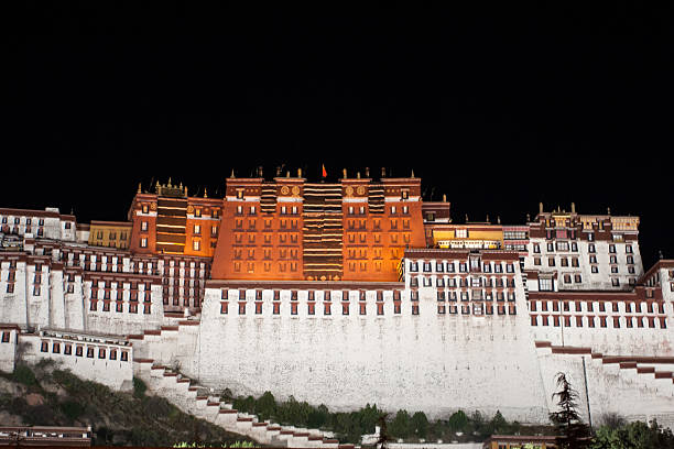 The Potala Palace at evening.