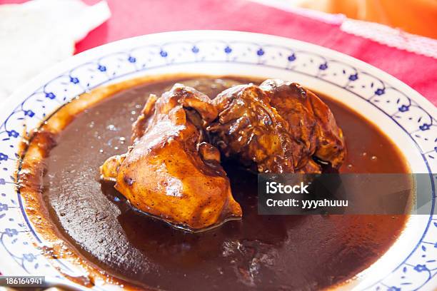 Chicken In Brown Sauce Stock Photo - Download Image Now - Chocolate, Stew, Backgrounds