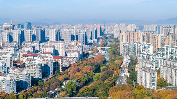 istock Autumn Urban Parks and Urban Architecture 1861728930
