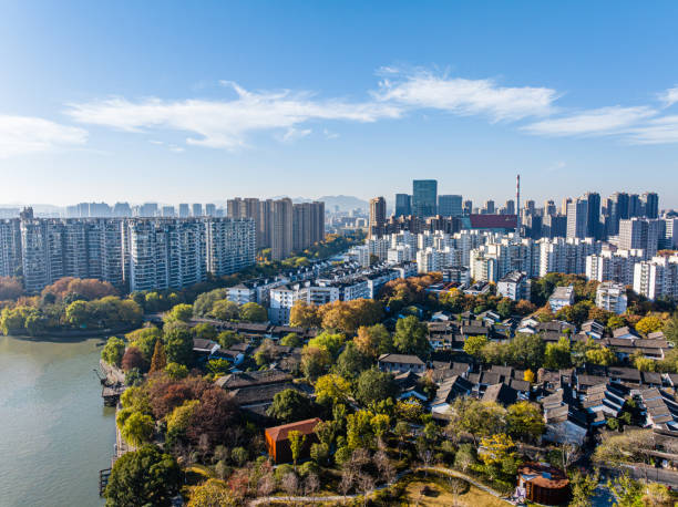 istock Autumn Urban Parks and Urban Architecture 1861735655