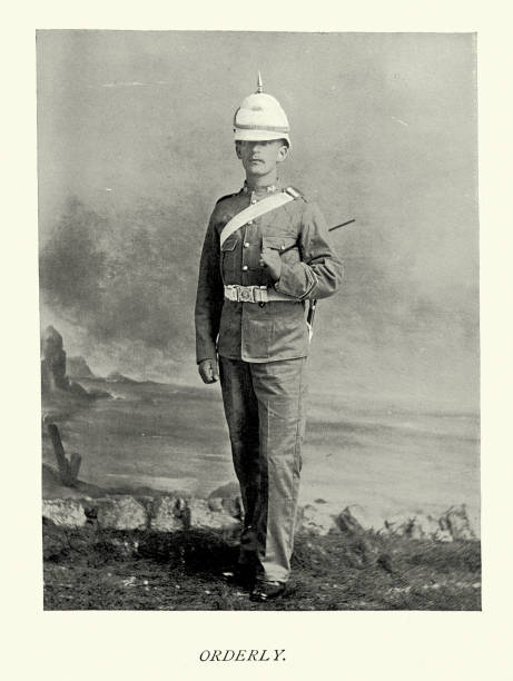 istock British Army colonel's orderly in Khaki uniform, Victorian, Military History 1890s, 19th Century 1861750654