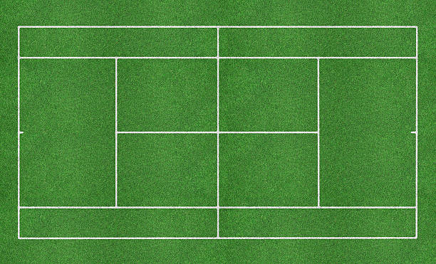 istock Tennis grass court 186178252