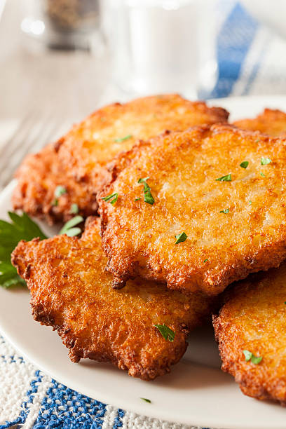 istock Homemade Traditional Potato Pancake Latke 186178506