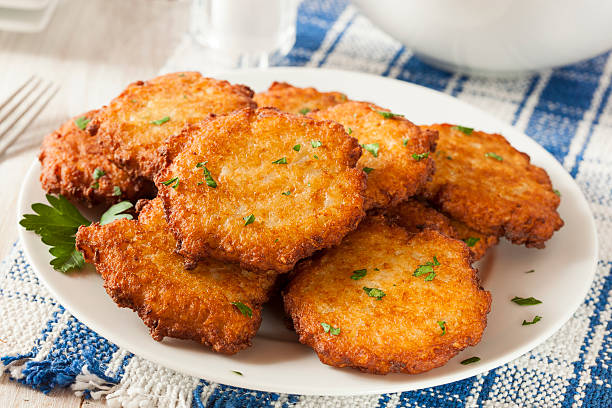 istock Homemade Traditional Potato Pancake Latke 186179247