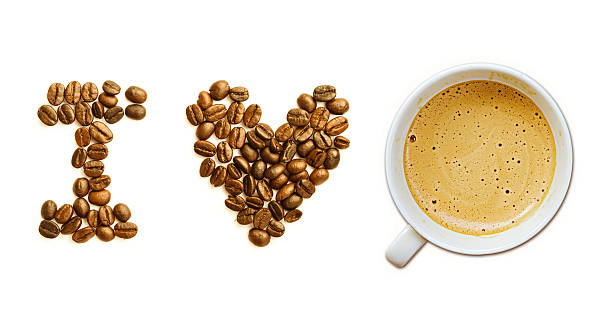 istock I love coffee isolated on white background 186179603