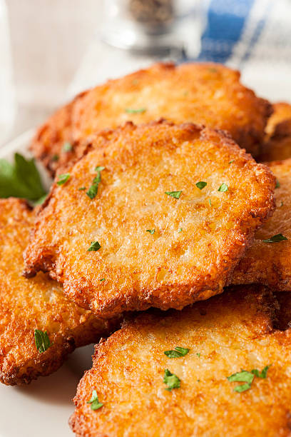 istock Homemade Traditional Potato Pancake Latke 186179726