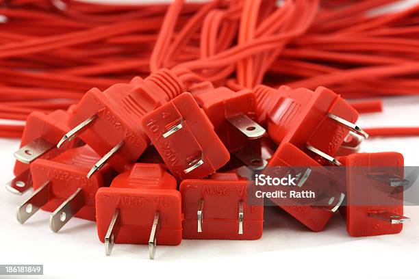 Red Cordhosen Stockfoto und mehr Bilder von Ausrüstung und Geräte - Ausrüstung und Geräte, Elektrizität, Elektronik-Industrie