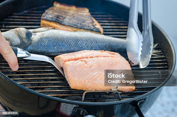Healthy Lunch Stock Photo - Download Image Now - Fillet, Sebastinae, Barbecue Grill