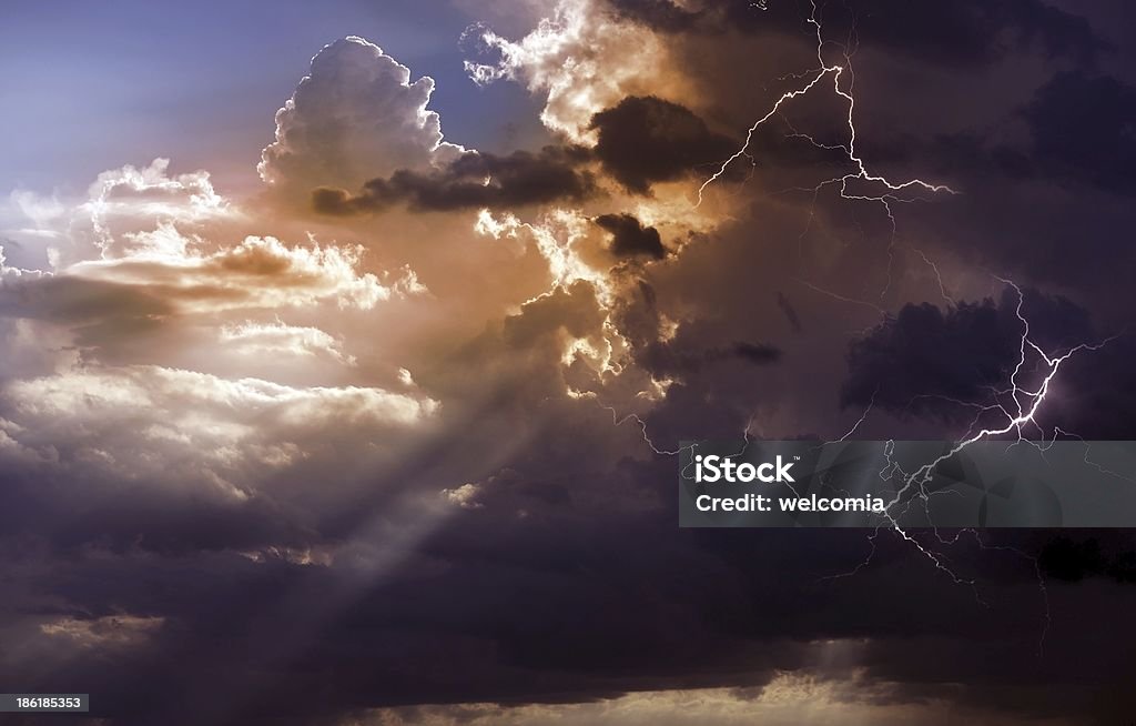 Piękne Storm - Zbiór zdjęć royalty-free (Stan Kansas)