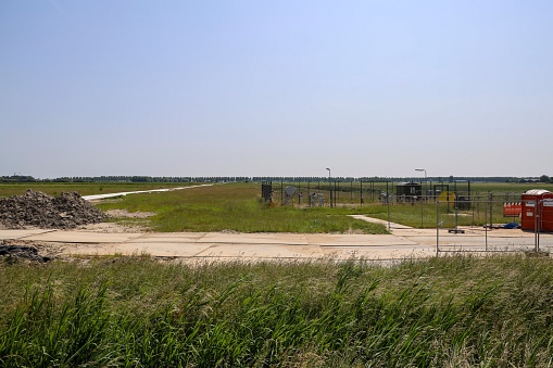 construction of a pipeline for transportation of high calorific natural and hydrogen  gas in Zevenhuizen in the Netherlands