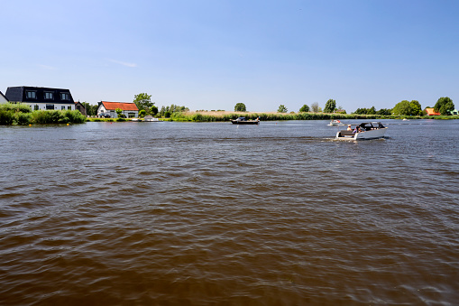 River the Rotte at Oud Verlaat (Zevenhuizen)  in the Netherlands