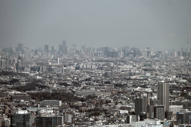 istock Greater Tokyo cityscape, Japan 1861896587