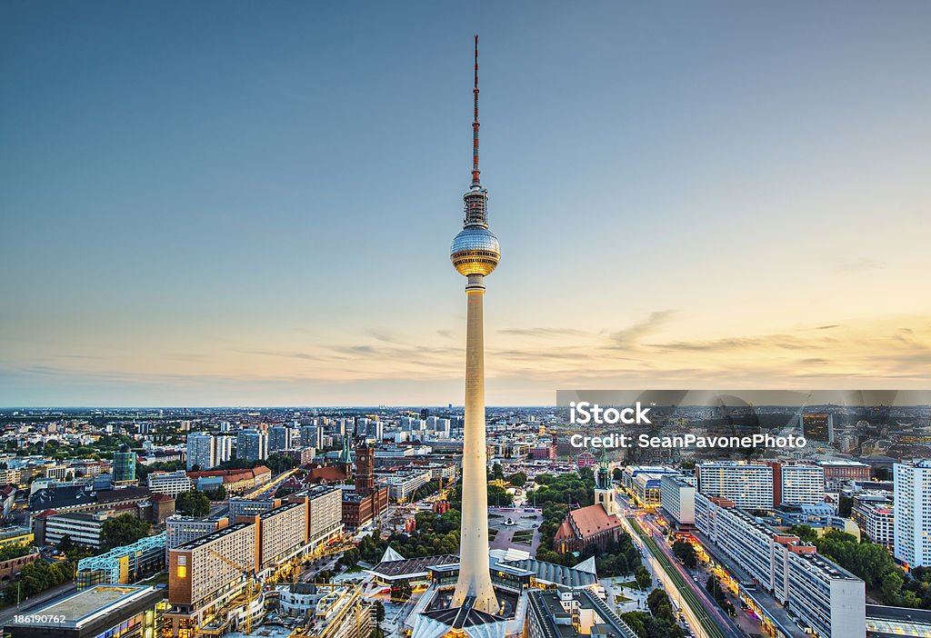 Berlin Cityscape Berlin, Germany view of TV tower. Berlin Stock Photo