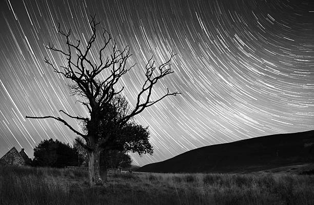 Edimburgo a notte - foto stock