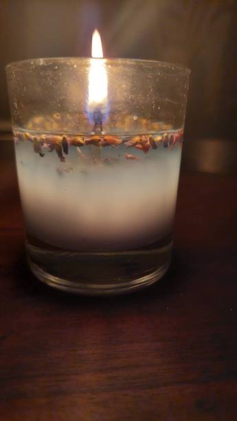 istock aesthetic candle in glass with aromatherapy 1861935180