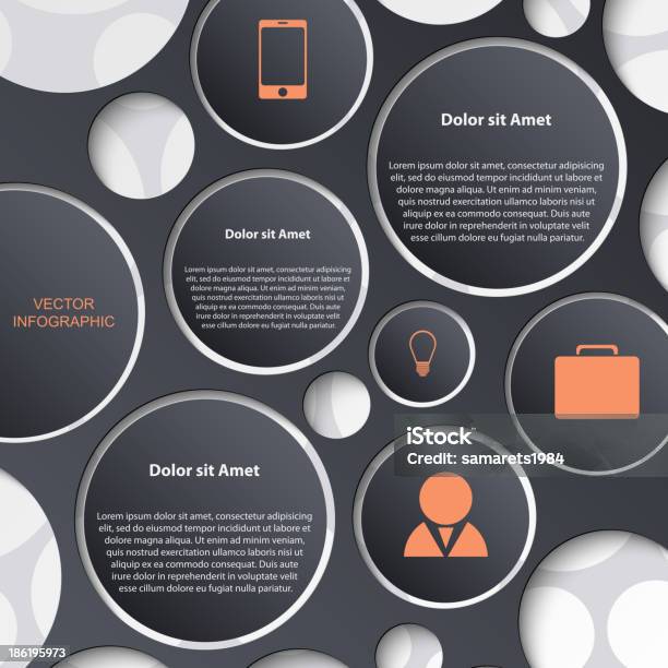 Abstrait Infographie Modèle De Design Moderne Vecteurs libres de droits et plus d'images vectorielles de Abstrait - Abstrait, Affaires, Brochure