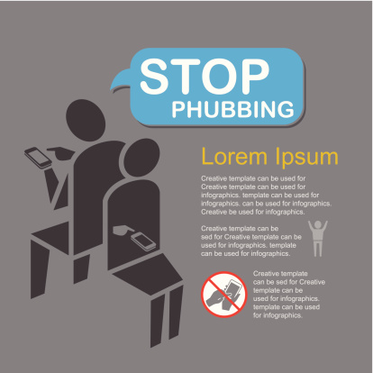 Stop Phubbing Infographics Vector Stock Illustration - Download Image ...
