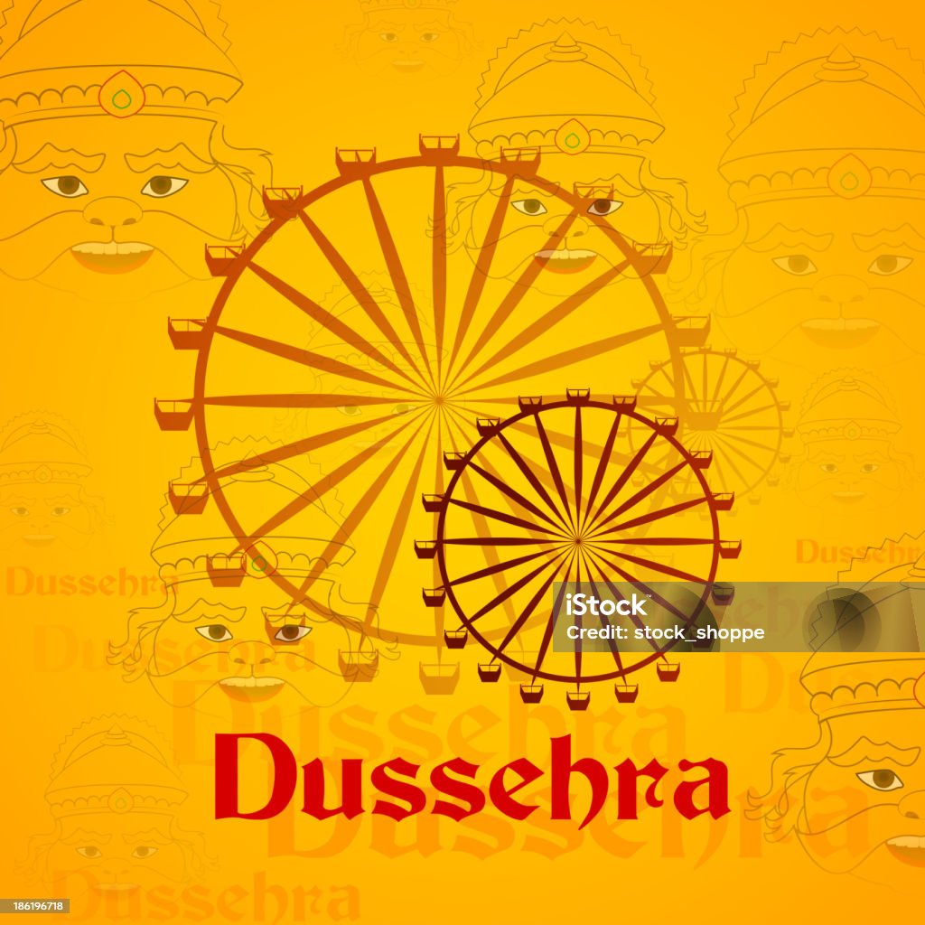 Dussehra Mela - Royalty-free Comemoração - Conceito arte vetorial