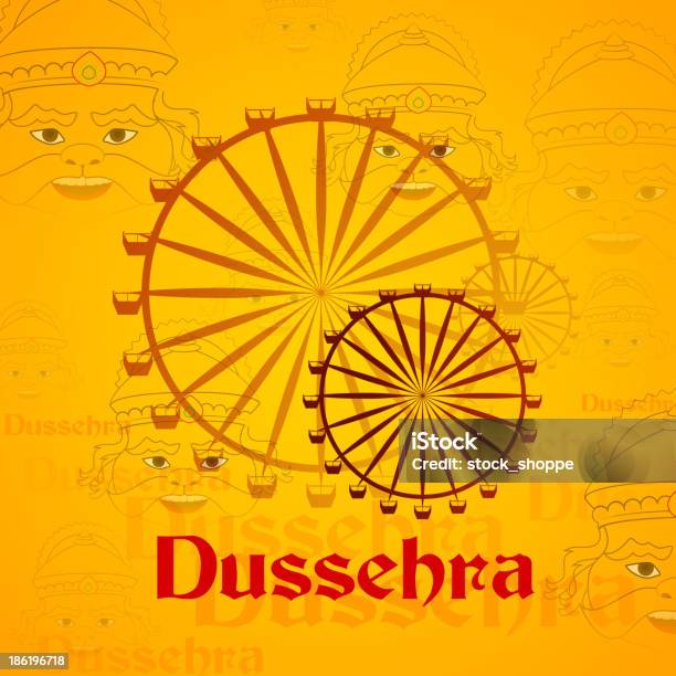 Dussehra Mela - Arte vetorial de stock e mais imagens de Comemoração - Conceito - Comemoração - Conceito, Comemoração - Evento, Criatividade