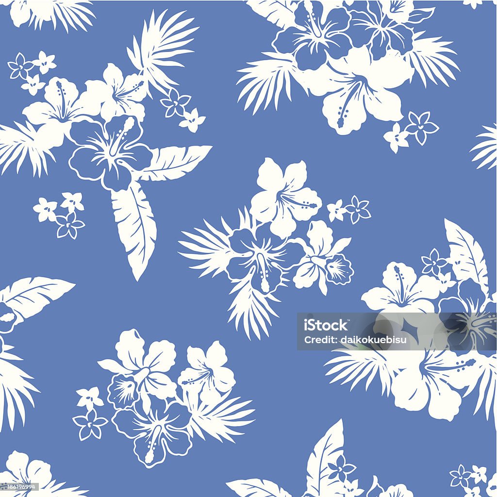 Hibiscus is connected A picture of the Hibiscus Hawaiian Shirt stock vector