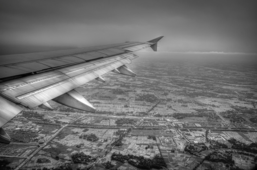 China sicuan landscape airplane view