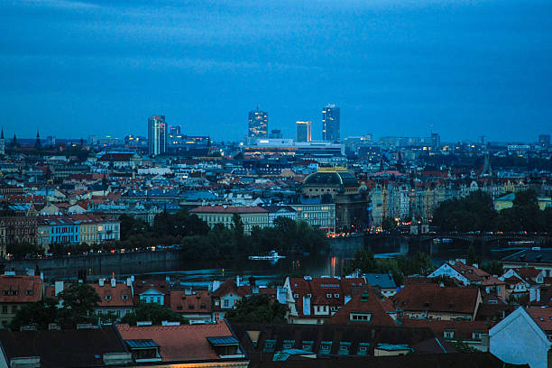 istock View over the rooftops of Prague 186197246