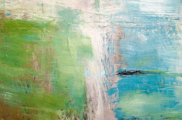 istock Oil painting abstract texture background 186199100