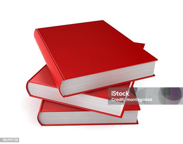 Stack Of Blank Books Stock Photo - Download Image Now - Book, Close-up, Contented Emotion