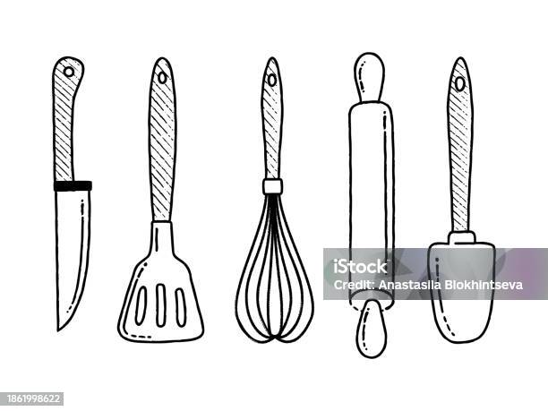 Pastry Chef Tools Stock Vector by ©LanaN. 120749710