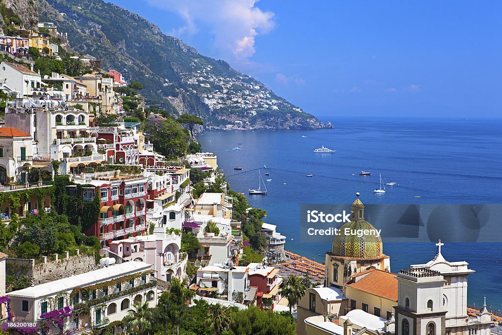 Positano, Iasa Positano at Amalfi coast, Italy Amalfi Stock Photo