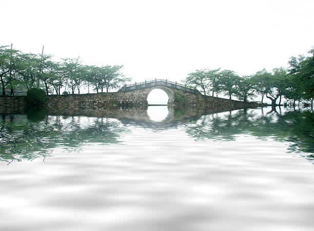 vintage stone bridge in China vintage stone bridge in spring season,china grand canal china stock pictures, royalty-free photos & images