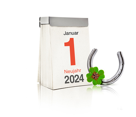 Calendar with January 1, 2024 as calendar page
