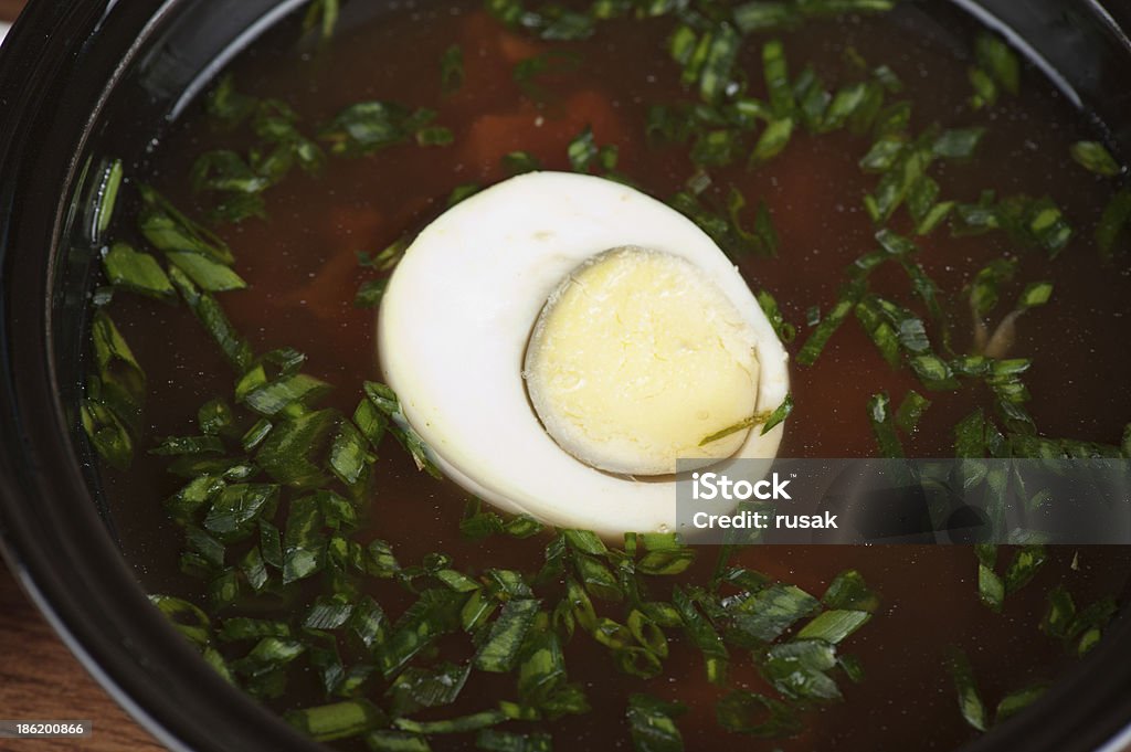 okroshka com rusks - Foto de stock de Alimentação Saudável royalty-free