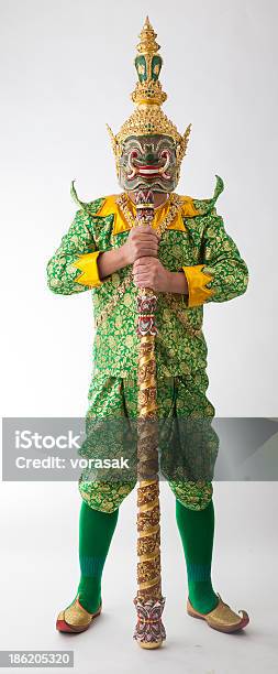 Portrait Of Khon Danncer Stock Photo - Download Image Now - Arranging, Art, Artist