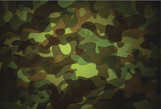 Camouflage pattern Illustration contains a transparency blends/gradients. Additional .aiCS5 file included. EPS 10 camo background stock illustrations
