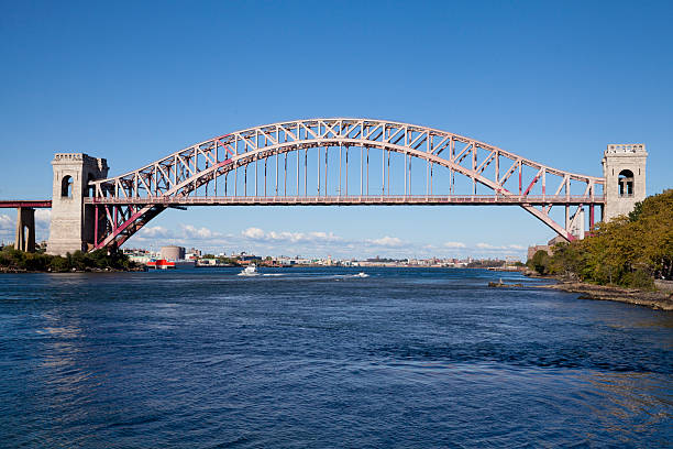 istock Hell Gate Bridge in New York City 186214033