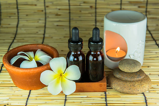 istock Aromatherapy essential oil and the burner 186214355