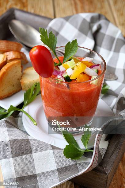 스페인어 가스파초 수프 유리 0명에 대한 스톡 사진 및 기타 이미지 - 0명, 가스파초, 건강한 식생활