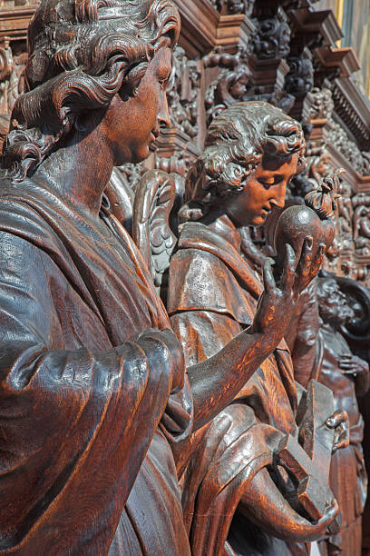 istock Antwerp - Statue of angel as love symbol 186214677