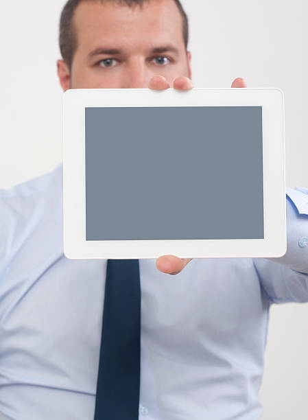 istock showing screen of a digital tablet 186215207