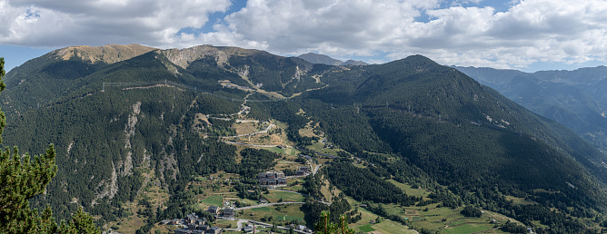 spectacular views of the montaup valley in andorra