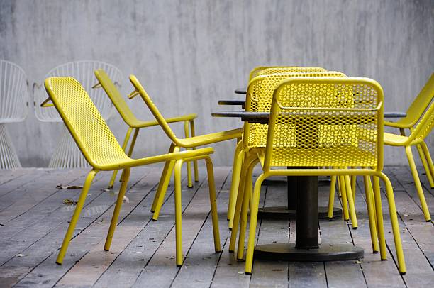 istock yellow steel chair 186216791
