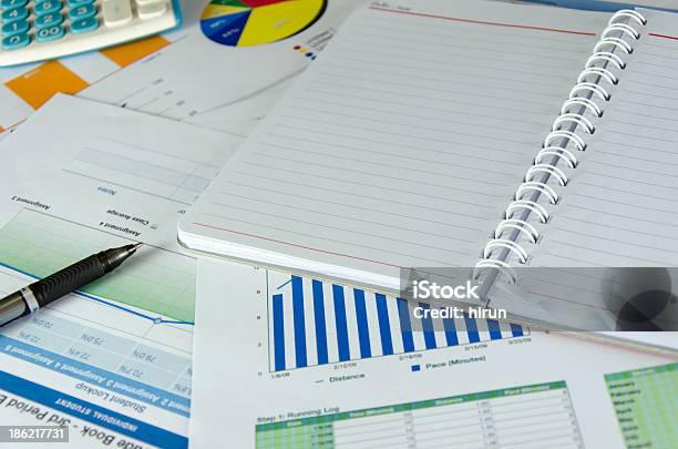 Business Documents Stock Photo - Download Image Now - Business, Calculator, Chart